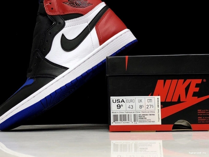 Jordan "TOP 3" Retro 1 Air OG 555088-026 High 0906